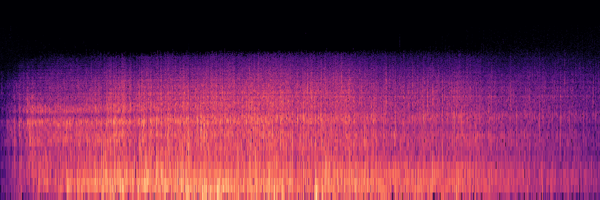 Spectrogram: Steady Rock Slide on Yentna Glacier